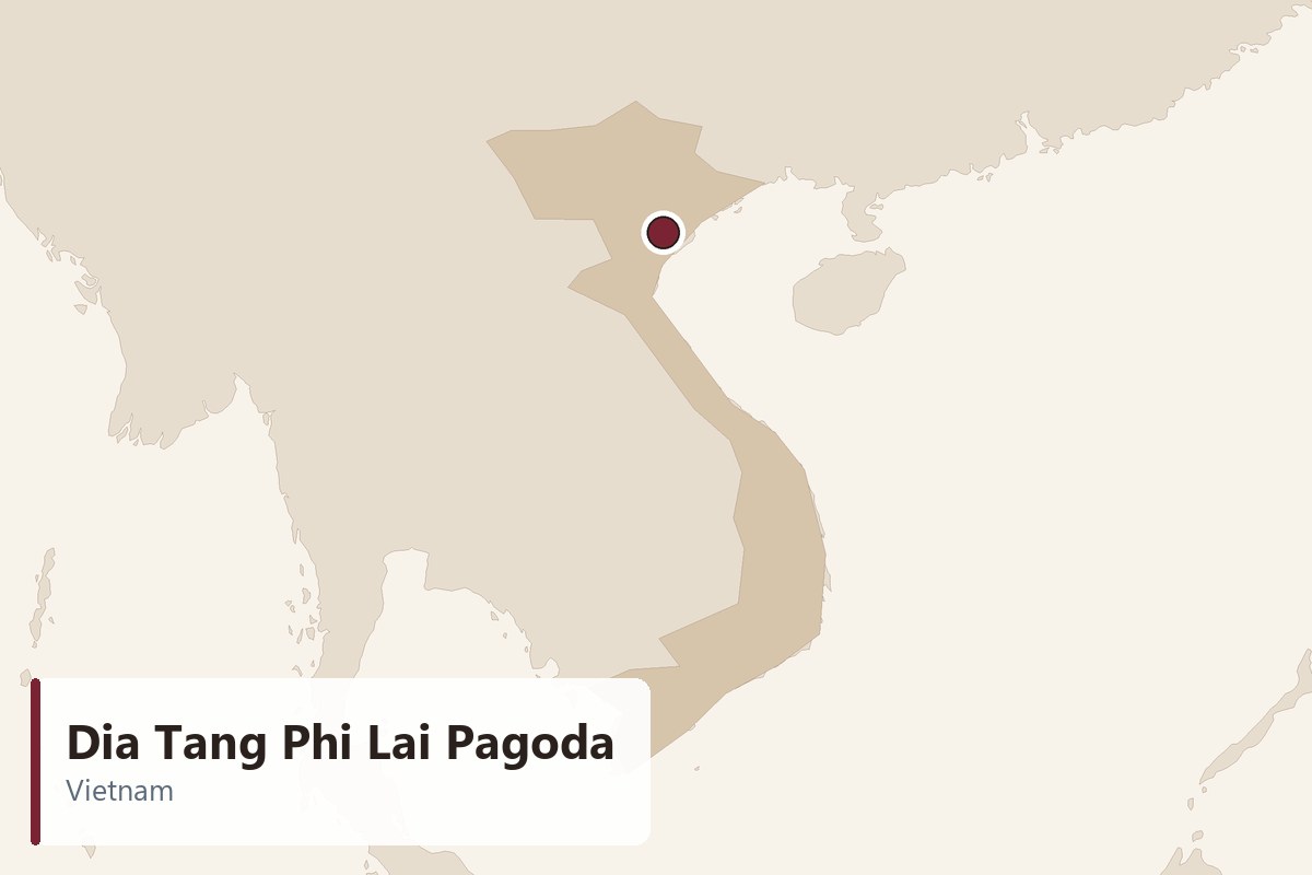 Dia Tang Phi Lai Pagoda - location map