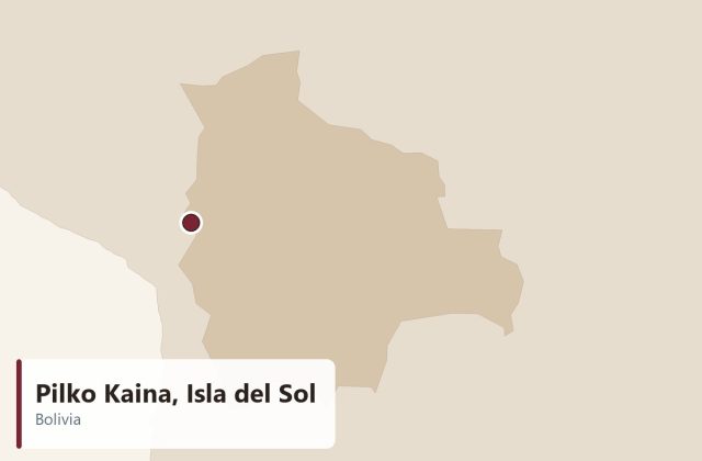 Pilko Kaina, Isla del Sol - location map