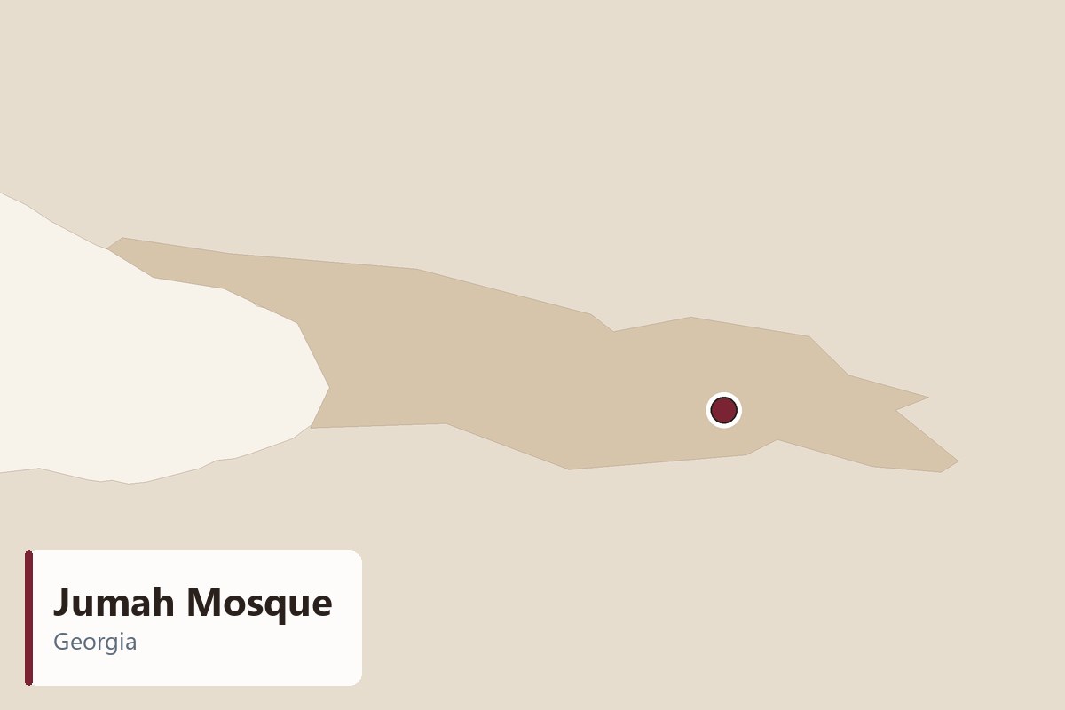 Jumah Mosque - location map